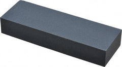 Norton - 6" Long x 2" Wide x 1" Thick, Silicon Carbide Sharpening Stone - Rectangle, Fine Grade - Americas Tooling