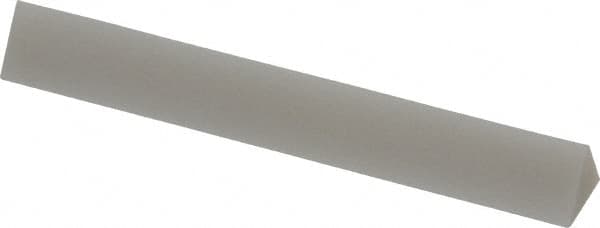 Made in USA - 3" Long x 1/2" Wide x 1/2" Thick, Novaculite Sharpening Stone - Triangle, Ultra Fine Grade - Americas Tooling