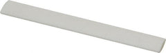 Made in USA - 3" Long x 1/2" Wide x 3/16" Thick, Novaculite Sharpening Stone - Oval, Ultra Fine Grade - Americas Tooling