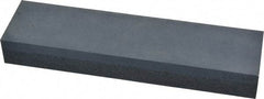 Made in USA - 8" Long x 2" Wide x 1" Thick, Silicon Carbide Sharpening Stone - Rectangle, Coarse, Fine Grade - Americas Tooling