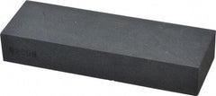 Made in USA - 6" Long x 2" Wide x 5/8" Thick, Silicon Carbide Sharpening Stone - Rectangle, Medium Grade - Americas Tooling