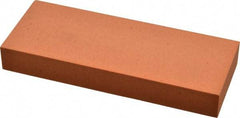 Made in USA - 5" Long x 2" Wide x 5/8" Thick, Aluminum Oxide Sharpening Stone - Rectangle, Fine Grade - Americas Tooling