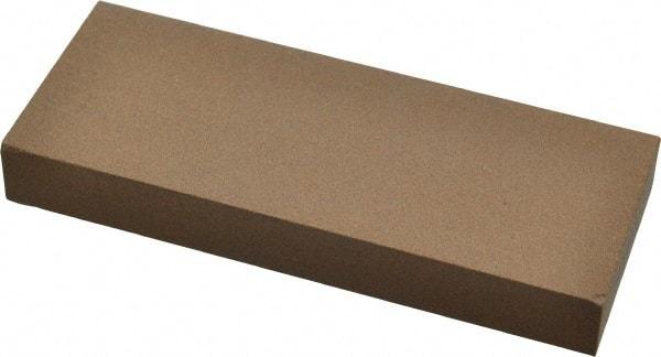 Made in USA - 5" Long x 2" Wide x 5/8" Thick, Aluminum Oxide Sharpening Stone - Rectangle, Medium Grade - Americas Tooling