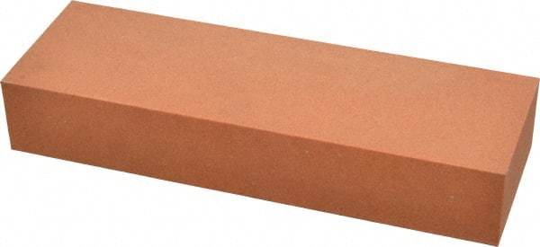 Made in USA - 6" Long x 2" Wide x 1" Thick, Aluminum Oxide Sharpening Stone - Rectangle, Fine Grade - Americas Tooling