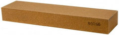 Made in USA - 8" Long x 2" Wide x 1" Thick, Aluminum Oxide Sharpening Stone - Rectangle, Medium Grade - Americas Tooling