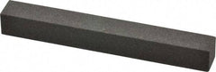 Made in USA - 4" Long x 1/2" Wide x 1/2" Thick, Aluminum Oxide Sharpening Stone - Square, Coarse Grade - Americas Tooling