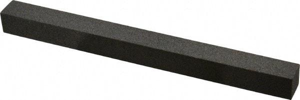 Made in USA - 6" Long x 1/2" Wide x 1/2" Thick, Aluminum Oxide Sharpening Stone - Square, Coarse Grade - Americas Tooling