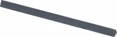 Made in USA - 4" Long x 1/4" Wide x 1/4" Thick, Silicon Carbide Sharpening Stone - Triangle, Fine Grade - Americas Tooling