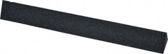 Made in USA - 4" Long x 1/2" Wide x 1/2" Thick, Silicon Carbide Sharpening Stone - Triangle, Medium Grade - Americas Tooling