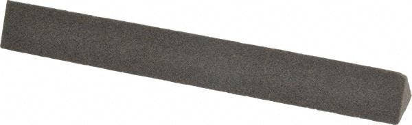 Made in USA - 4" Long x 1/2" Wide x 1/2" Thick, Aluminum Oxide Sharpening Stone - Triangle, Coarse Grade - Americas Tooling