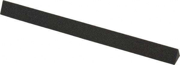 Made in USA - 6" Long x 1/2" Wide x 1/2" Thick, Aluminum Oxide Sharpening Stone - Triangle, Coarse Grade - Americas Tooling