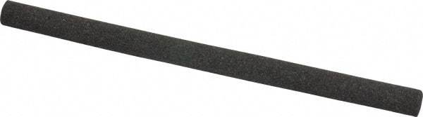 Made in USA - 4" Long x 1/4" Diam x 1/4" Thick, Aluminum Oxide Sharpening Stone - Round, Coarse Grade - Americas Tooling