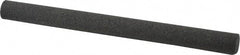 Made in USA - 6" Long x 1/2" Diam x 1/2" Thick, Aluminum Oxide Sharpening Stone - Round, Coarse Grade - Americas Tooling