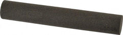 Made in USA - 6" Long x 1" Diam x 1" Thick, Aluminum Oxide Sharpening Stone - Round, Coarse Grade - Americas Tooling