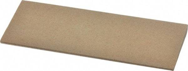 Made in USA - 4-1/2" Long x 1-3/4" Diam x 1/4" Thick, Aluminum Oxide Sharpening Stone - Round, Medium Grade - Americas Tooling