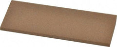 Made in USA - 4-1/2" Long x 1-3/4" Diam x 1/2" Thick, Aluminum Oxide Sharpening Stone - Round, Medium Grade - Americas Tooling