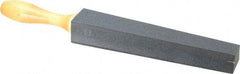 Made in USA - 1/2" Wide x 14" OAL, Silicon Carbide Sharpening Stone - Flat, 180 Grit - Americas Tooling