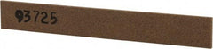 Made in USA - 1/2" Wide x 4" OAL, Aluminum Oxide Sharpening Stone - Flat, Medium Grade, 220 Grit - Americas Tooling