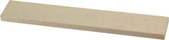 Norton - 120 Grit Aluminum Oxide Rectangular Roughing Stone - Fine Grade, 1" Wide x 6" Long x 1/4" Thick - Americas Tooling