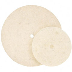 WALTER Surface Technologies - 7" Diam, Unmounted Buffing Wheel - Hook & Loop Felt Disc, High Density Density - Americas Tooling