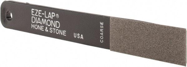 Eze Lap - Coarse, 2" Length of Cut, Single End Diamond Hone - 250 Grit, 3/4" Wide x 3/16" High - Americas Tooling