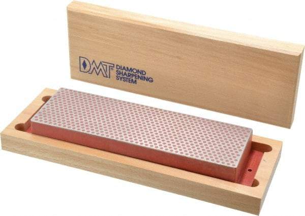 DMT - 8" Long x 2-5/8" Wide x 1-1/4" Thick, Diam ond Sharpening Stone - Rectangle, 600 Grit, Fine Grade - Americas Tooling