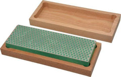 DMT - 6" Long x 2" Wide x 3/4" Thick, Diam ond Sharpening Stone - Rectangle, 1200 Grit, Extra Fine Grade - Americas Tooling