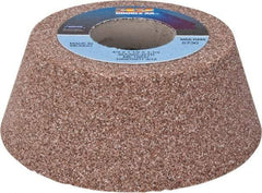 Norton - 4" Diam, 1-1/4" Hole Size, 1-1/2" Overall Thickness, 60 Grit, Type 11 Tool & Cutter Grinding Wheel - Medium Grade, Aluminum Oxide, J Hardness, Vitrified Bond, 5,730 RPM - Americas Tooling