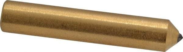 Norton - 1/4 Carat Single Point Diamond Dresser - 2" Long x 3/8" Shank Diam - Americas Tooling