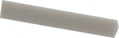 Norton - 3" Long x 1/2" Wide x 1/2" Thick, Novaculite Sharpening Stone - Triangle, Ultra Fine Grade - Americas Tooling