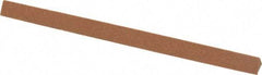 Norton - 4" Long x 1/4" Wide x 1/4" Thick, Aluminum Oxide Sharpening Stone - Triangle, Medium Grade - Americas Tooling