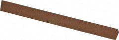 Norton - 4" Long x 3/8" Wide x 3/8" Thick, Aluminum Oxide Sharpening Stone - Triangle, Medium Grade - Americas Tooling