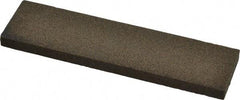 Norton - 4" Long x 1" Wide x 1/4" Thick, Aluminum Oxide Sharpening Stone - Rectangle, Coarse Grade - Americas Tooling