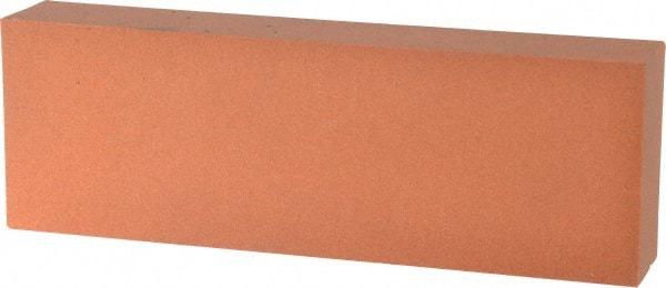 Norton - 6" Long x 2" Wide x 1" Thick, Aluminum Oxide Sharpening Stone - Rectangle, Fine Grade - Americas Tooling