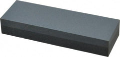 Norton - 6" Long x 2" Wide x 1" Thick, Silicon Carbide Sharpening Stone - Rectangle, Coarse, Fine Grade - Americas Tooling