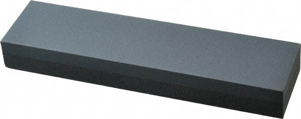 Norton - 8" Long x 2" Wide x 1" Thick, Silicon Carbide Sharpening Stone - Rectangle, Coarse, Fine Grade - Americas Tooling