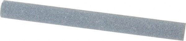 Norton - 4" Long x 3/8" Diam x 3/8" Thick, Silicon Carbide Sharpening Stone - Round, Medium Grade - Americas Tooling