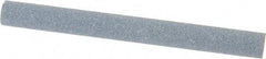 Norton - 4" Long x 3/8" Diam x 3/8" Thick, Silicon Carbide Sharpening Stone - Round, Medium Grade - Americas Tooling