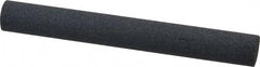 Norton - 4" Long x 1/2" Diam x 1/2" Thick, Silicon Carbide Sharpening Stone - Round, Medium Grade - Americas Tooling