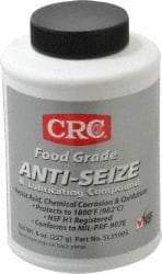 CRC - 8 oz Bottle High Temperature Anti-Seize Lubricant - Aluminum, -65 to 1,800°F, Opaque Off-White, Food Grade, Water Resistant - Americas Tooling