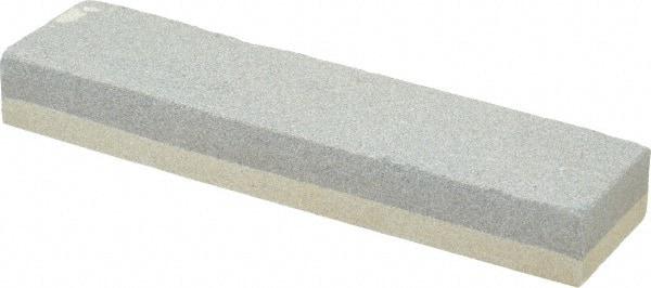 Value Collection - 8" Long x 2" Wide x 1" Thick, Aluminum Oxide Sharpening Stone - Rectangle, 120/240 Grit, Fine, Very Fine Grade - Americas Tooling