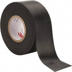 3M - 1-1/2" x 20', Black Rubber Electrical Tape - Series 77, 30 mil Thick - Americas Tooling