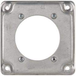 Cooper Crouse-Hinds - Electrical Outlet Box Steel Square Surface Cover - Americas Tooling