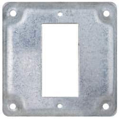 Cooper Crouse-Hinds - Electrical Outlet Box Steel Square Surface Cover - Americas Tooling