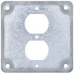 Cooper Crouse-Hinds - Electrical Outlet Box Steel Square Surface Cover - Americas Tooling