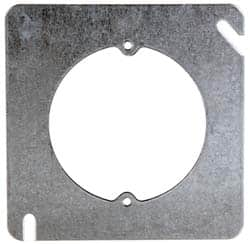 Cooper Crouse-Hinds - Electrical Outlet Box Steel Square Cover - Americas Tooling