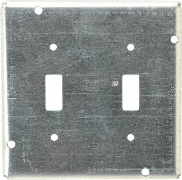 Cooper Crouse-Hinds - Electrical Outlet Box Steel Square Surface Cover - Americas Tooling