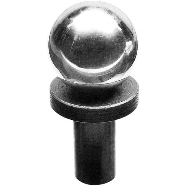 TE-CO - 7/8" Ball Diam, 7/16" Shank Diam, Stainless Steel Inspection Tooling Ball - Americas Tooling