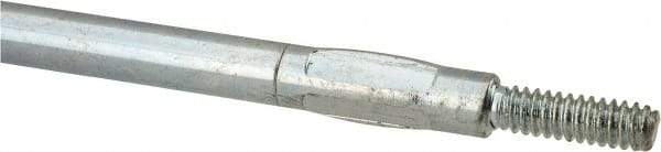 Value Collection - 12" Long x 1/4" Rod Diam, Tube Brush Extension Rod - 3/16-24 Male Thread - Americas Tooling
