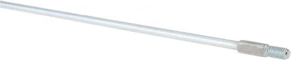 Value Collection - 24" Long x 1/4" Rod Diam, Tube Brush Extension Rod - 5/16-18 Male Thread - Americas Tooling